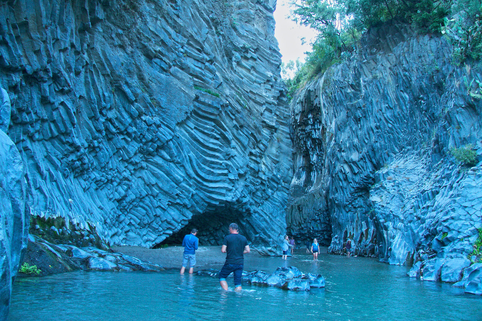 Guided Catania underground tour showing lava tunnels, ruins and baroque foundations